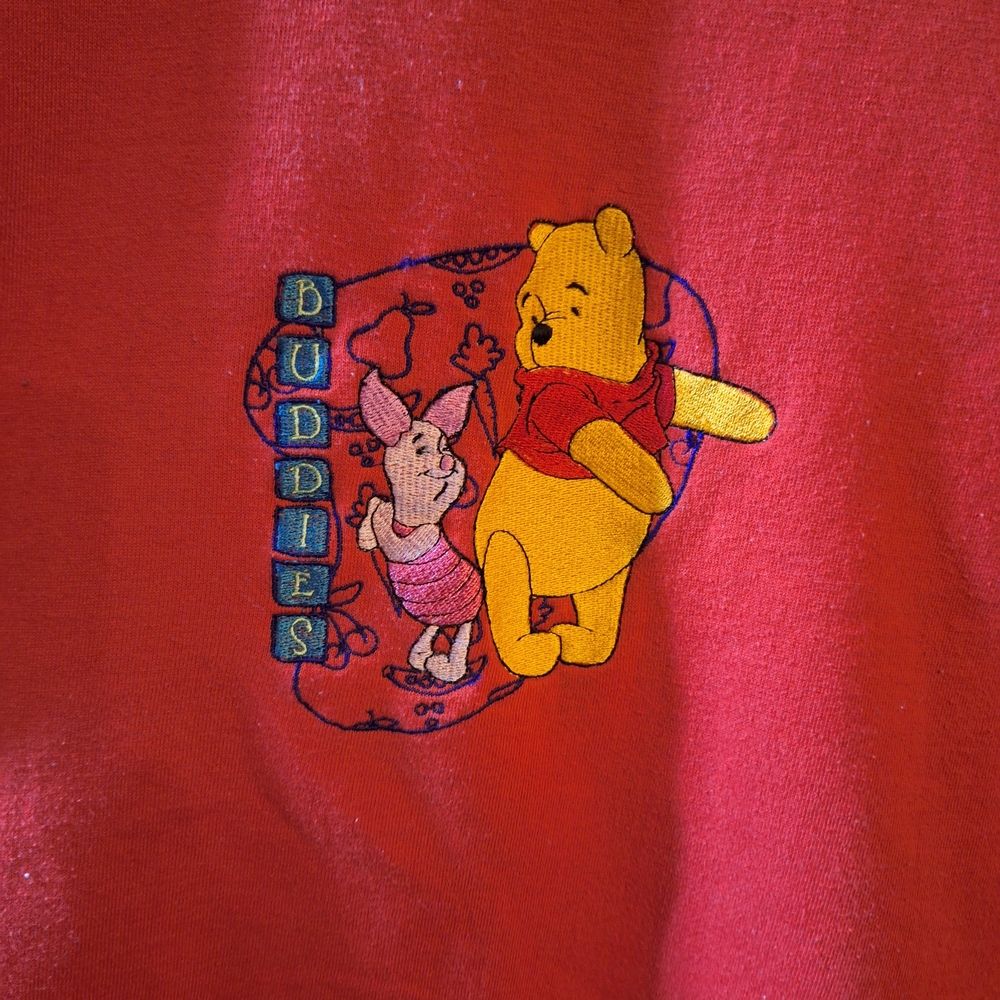 [[Pooh]] Red Winnie The Pooh Sweater - image 3